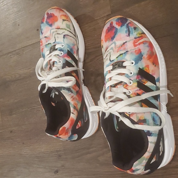 Womens Adidas Torsion colorful sneakers sz 9 - Picture 5 of 10